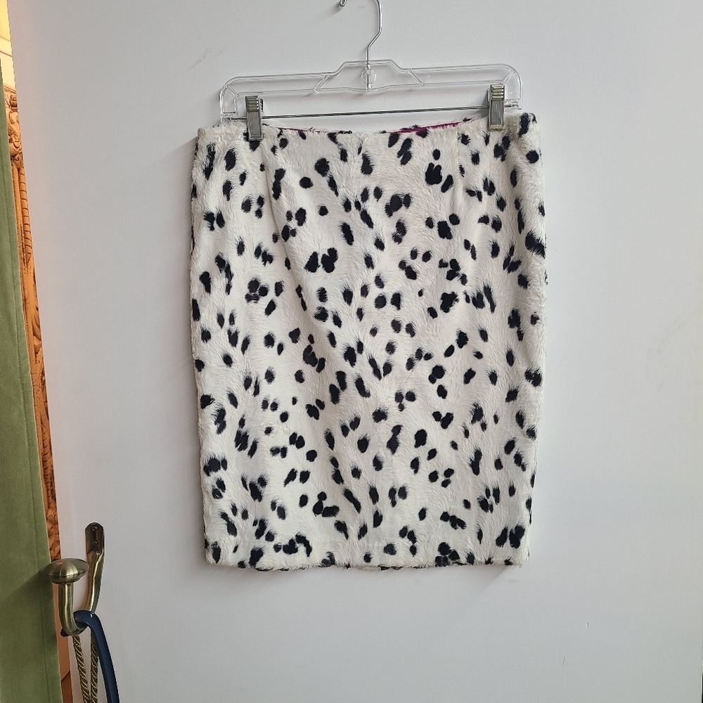 Trina Turk Faux Fur Skirt